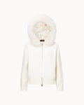 Faux Mink Knit Down Jacket